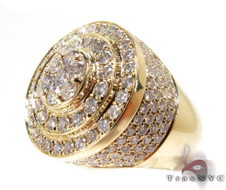 Mens Gold Mayan Pinky Ring 10582: buy online in NYC. Best