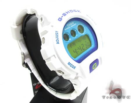 White & Blue G-Shock Watch DW6900CS-7 16577