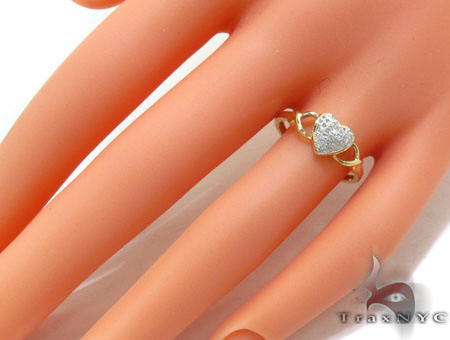 10k YG deals Diamond Heart Ring