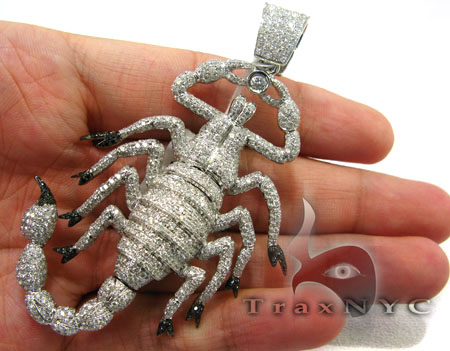 Diamond deals scorpion pendant