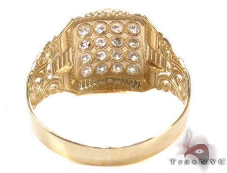 Pink Fleur de Lis Gold Ring (14K) – Popular J