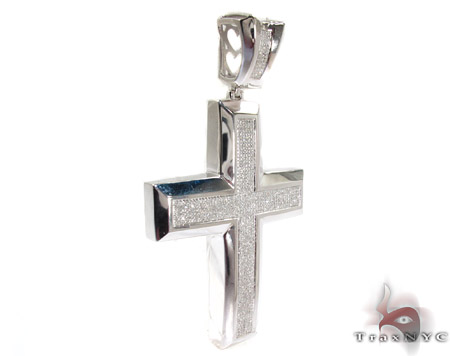 Diamond Cross Pendant, Cross Pendant , Christmas Pendant, Handmade Pendant, Victorian, Pave Pendant, 92.5 fashion Sterling Silver Pendant,