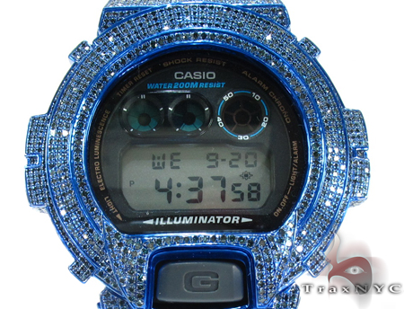 G-shock Blue Color Diamond Case with Watch DW-6900 26729