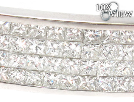 Full Ice Invisible Diamond Bangle Bracelet 26873: buy online