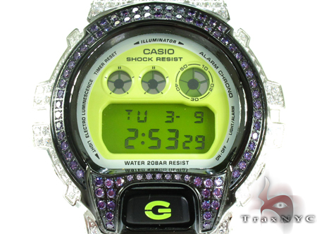 G-Shock Two Tone CZ Watch DW6900CS-1 26921