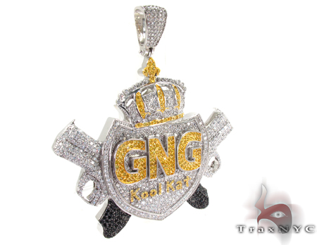 Custom Jewelry - GNG Kool Kat Pendant 27134: buy online in