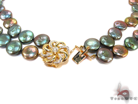 Coin popular Pearl Double Necklace