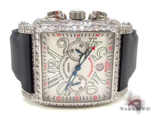 Franck Muller King Cortez Chronograph Diamond Watch 27909 buy