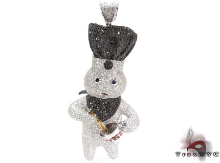 Pillsbury doughboy diamond deals pendant