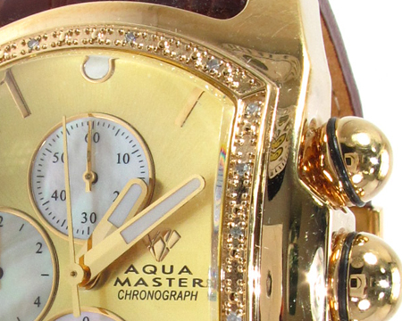 Aqua master best sale bubble diamond watch