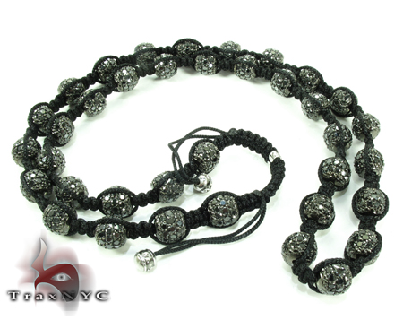 Iced Out Black Diamond Chain 26 Inches, 10mm 28196: buy online in