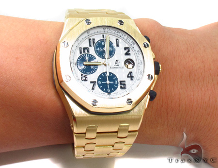 Audemars Piguet Royal Oak Offshore 18K Yellow Gold Watch 29024