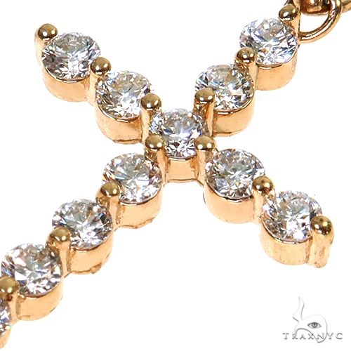 ★COURONNE★ Toffee Cross 16_RCBRX23220BUX 14K Yellow Gold Curved Cross With 18 Inch Chain – Ferro Jewelers