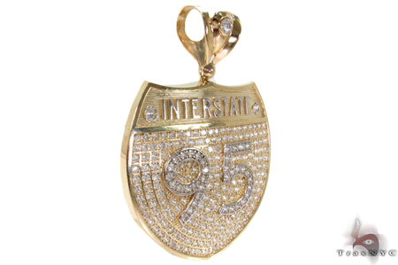 10K Gold Interstate 95 Pendant 31111: buy online in NYC