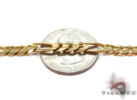 BMNY 14K GP deals 24” Figaro Chain