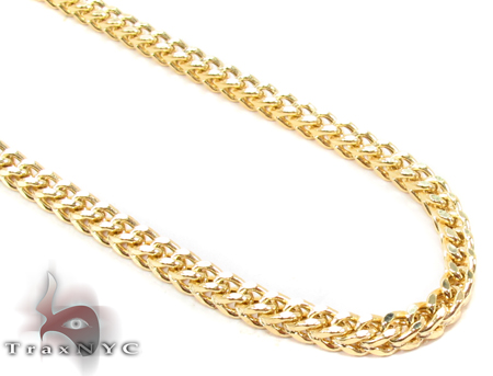 14K Yellow Gold Franco Chain 22 Inches 3mm 32103