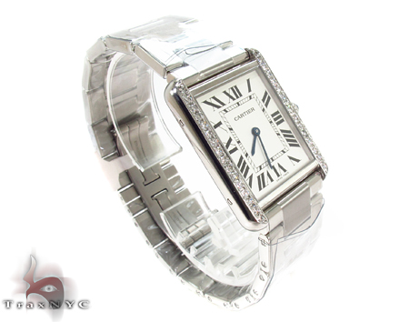 Cartier Tank Solo Diamond Steel Watch 32214 buy online in NYC