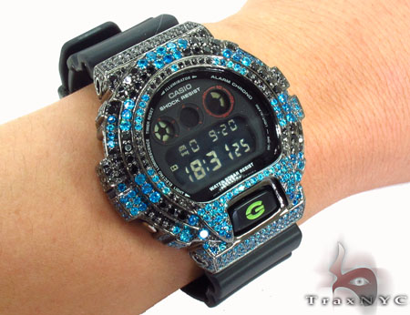 Casio G Shock Blue Black Silver Watch 32285 buy online in NYC