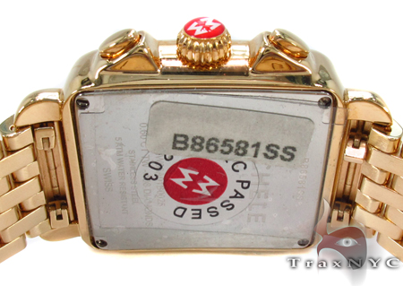 Michele Deco Diamond Gold Tone Watch MWW06A000094 32597: buy  