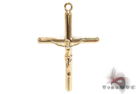 14K Solid Tricolor Gold Rosary Necklace Crucifix Men's/Women's 3mm –  Jewelrymine USA