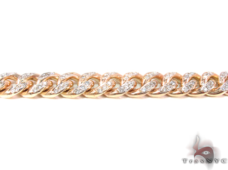 10K Gold Diamond Miami Link Chain 28 Inches 8mm 32663: buy online