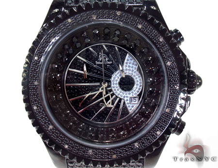 Black CZ Techno Master TM 2137 Watch 32954