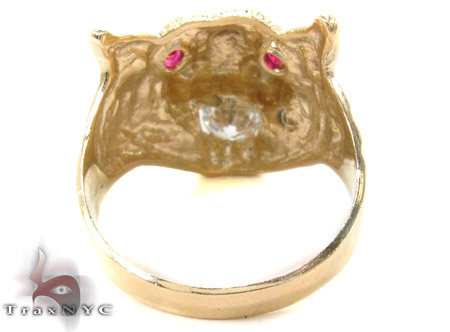 10K CZリング Real 10K Yellow Gold CZ Ring S:6; Women & Men | eBay