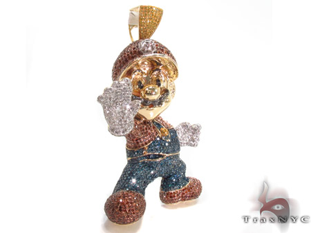 Custom Super Mario Pendant 33349: buy online in NYC. Best