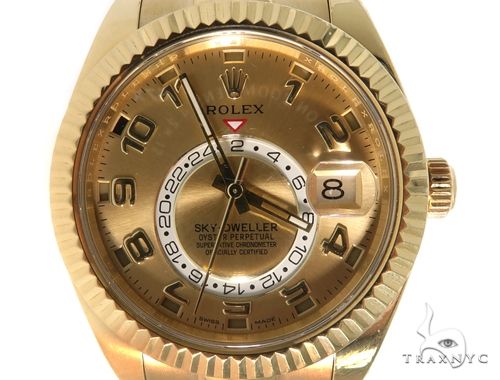 Rolex sky dweller hot sale yellow gold