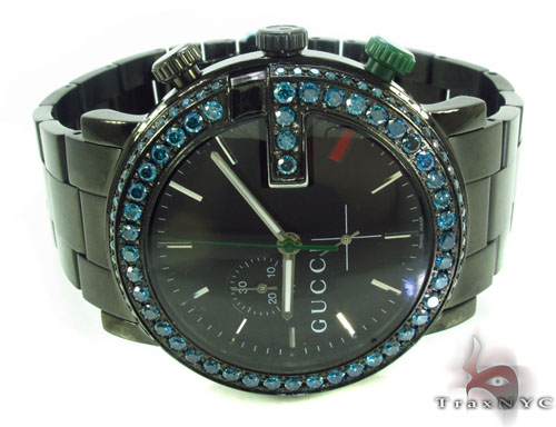 Gucci Blue Diamond 101M Watch 34384: buy online in NYC. Best price