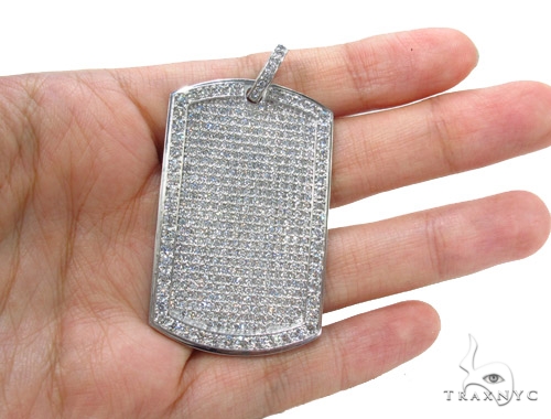 Iced out cheap dog tags