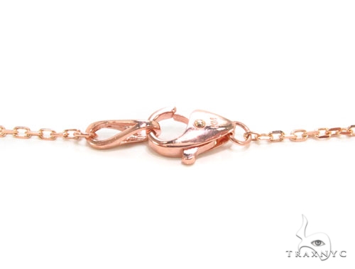 Rose Gold Yard Bezel Diamond Necklace 36732: buy online in NYC