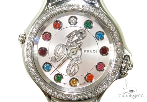 Fendi Crazy Carats Rolling Gemstones Two Tone Black Dial Ladies Watch –  Every Watch Has a Story