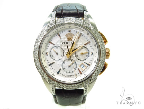 VERSACE ラメテュサエンヘリッシュトチェンリンクミニトトハック Pave-Diamond-Versace-Watch-