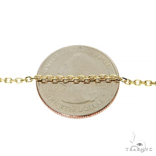 14k Yellow Gold Shiny Round Wheat Chain 1.5mm 18 Inches 38191: buy