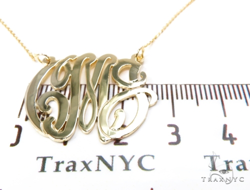 14K Gold Initial Necklace 39271