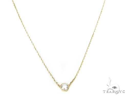 Estrena Dazzling Diamond Necklace | Precious Gold Necklace | CaratLane