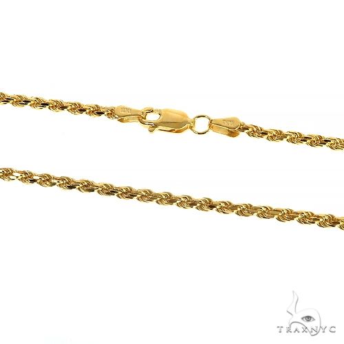 Rope Gold Chain 24 Inches 3mm 40344: buy online in NYC. Best price at  TRAXNYC.