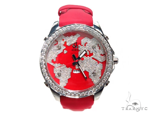 Jacob & Co. JC47SR Five Time Zone Continent Watch 40996