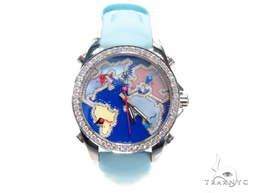 JACOB & Co Five Time Zone Diamond Watch JCM124 41003: buy