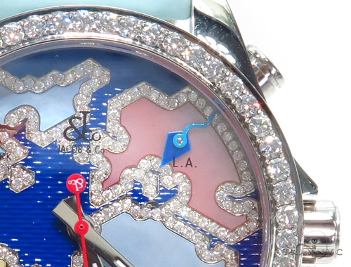 JACOB & Co Five Time Zone Diamond Watch JCM124 41003: buy
