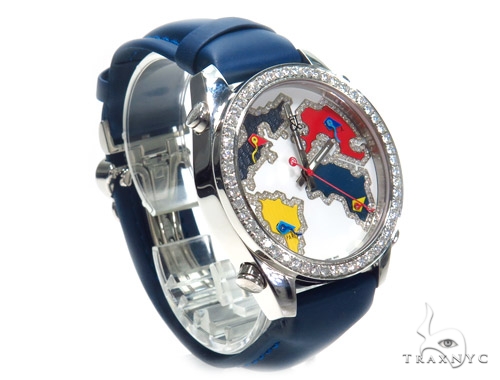 JACOB & Co Five Time Zone Diamond Watch JCM126 41004: buy