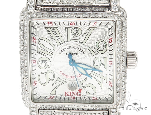 Pave Diamond Franck Muller Conquistador Cortez King Watch 42346