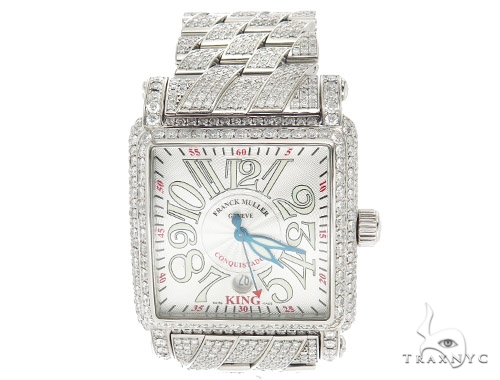 Pave Diamond Franck Muller Conquistador Cortez King Watch 42346