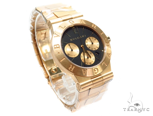 Bvlgari 18k gold on sale watch