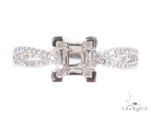 Prong Diamond Semi Mount Engagement Ring 45239: buy online in NYC