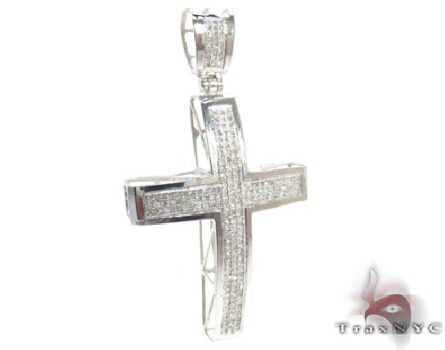 10k Gold Cross Junior Silver Chain Set 45321: buy online in NYC 