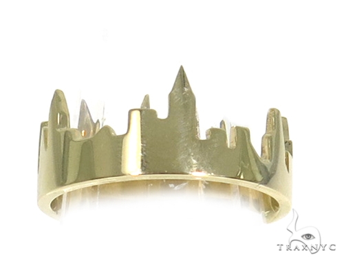 NYC Skyline Yellow Gold Ring 45349: buy online in Best price