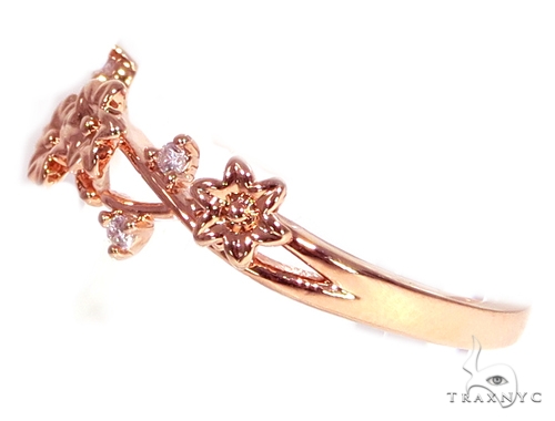 Amazon.com: Glitz Design Weding band Diamond rings 5 stone Anniversary  Trellis style 1.10 ct t.w. 14K Rose Gold (G, VS2) (RS 4.5) : Clothing,  Shoes & Jewelry