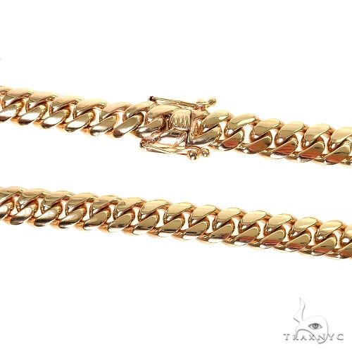 【50cm】【12mm】【18K刻印あり】【Miami Cuban】 12mm 18Kt Gold IP Miami Cuban Chain Necklace with CNC Precis